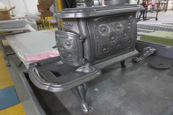 Metal vintage oven